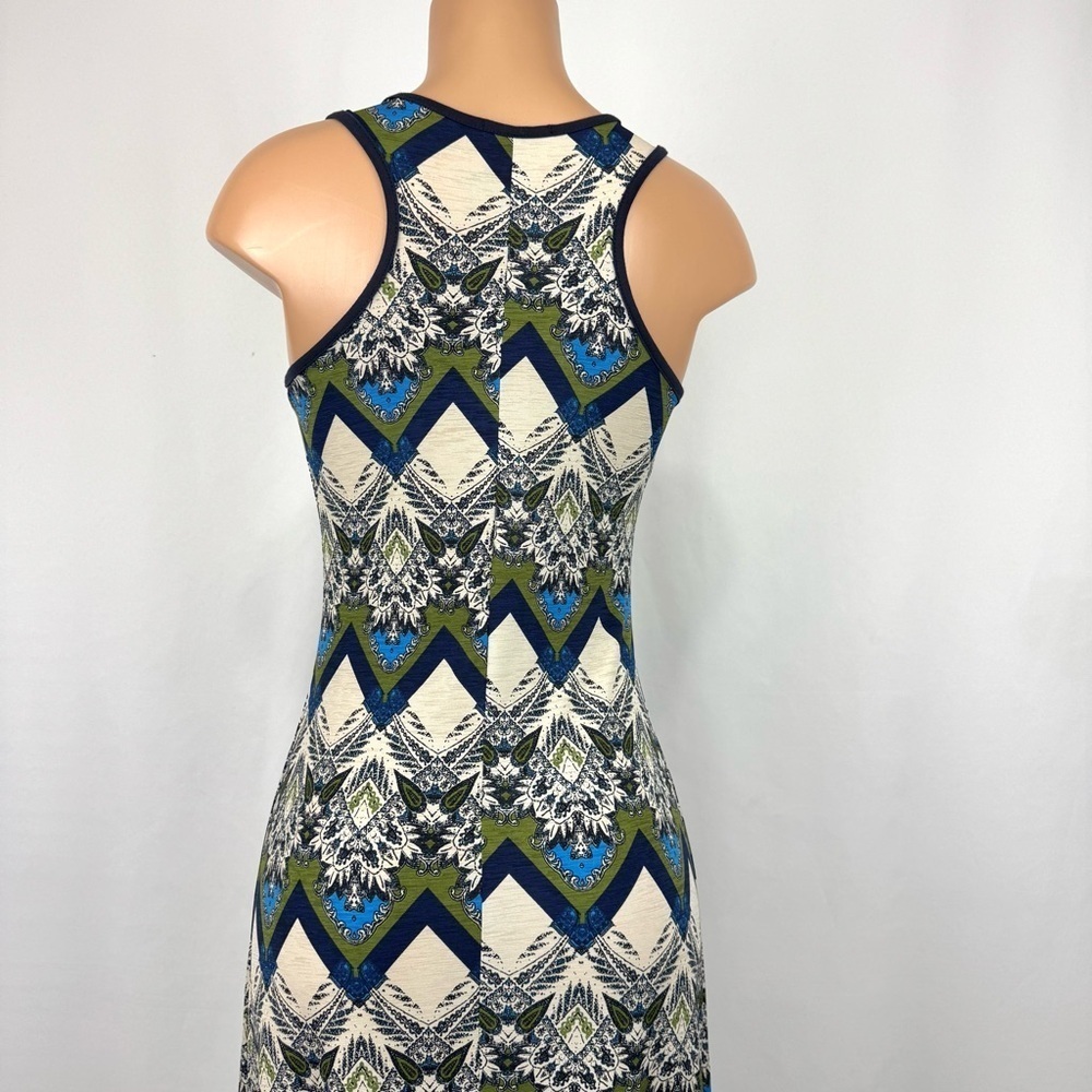 Cherry Mellow Women’s S Geometric Print Sleeveless Maxi Sundress Light /Stretchy - Picture 5 of 12